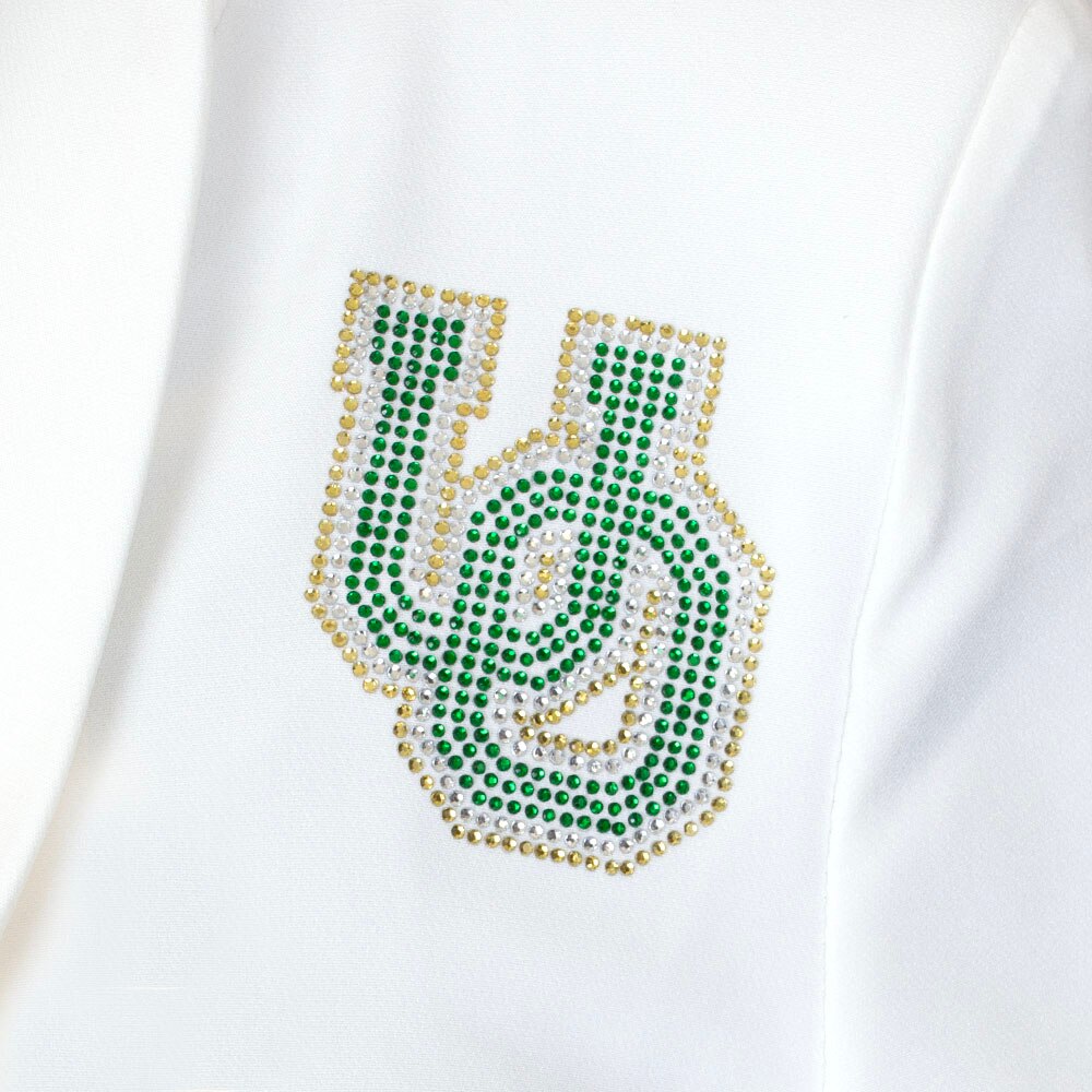 Interlocking UO, White, Coat/Jacket, Polyester Blend, Women, Moving Forward, Sparkle, Blazer, 994089